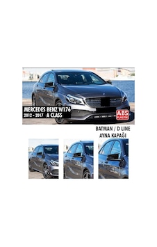 Mercedes A Serisi W176 (2012 - 2017) Batman Ayna Kapağı (parlak Siy