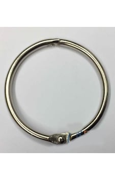 Kilitli Yuvarlak Halka, 4cm - 100 Adet Kilitli Yuvarlak Halka, 4cm - 100 Adet