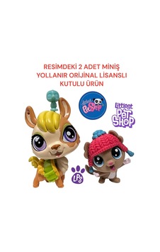 Minişler Oyuncak 2li Set Lisanslı Nadir Geyik Ve Koala Miniş Lps Yaya Ve Softly