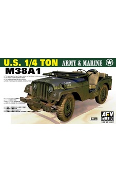 1/35 U.s. 1/4 Ton M38a1 Army & Marine Askeri Araç Maketi, Afv Club 35s17 1/35 U.s. 1/4 Ton M38a1 Army & Marine Askeri Araç Maketi, Afv Club 35s17