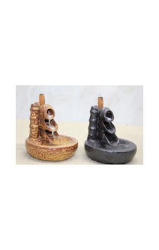 1 Adet Seramik Geri Akış Tütsülük Geri Akış Tütsü Brülör Backflow Incense Burner, 10x10 Cm Model Alk4436 1 Adet Seramik Geri Akış Tütsülük Geri Akış Tütsü Brülör Backflow Incense Burner, 10x10 Cm Model Alk4436