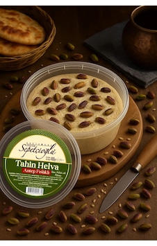 Sepetçioğlu Kastamonu Meşhur Antep Fıstıklı Kürek Tahin Helva 400 G Sepetçioğlu Kastamonu Meşhur Antep Fıstıklı Kürek Tahin Helva 400 G