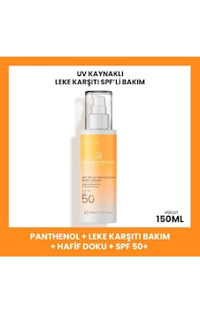 Bahar Babacan Leke Karşıtı Yüksek Korumalı Vücut Güneş Kremi SPF50+ 150 ML Bahar Babacan Leke Karşıtı Yüksek Korumalı Vücut Güneş Kremi SPF50+ 150 ML