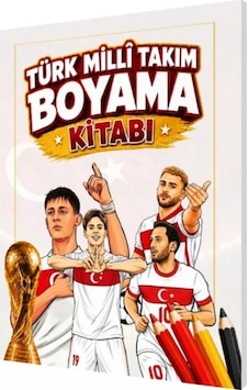 Türk Milli Takım Boyama Kitabı Sihirli Parmaklar Yayınları