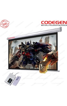 Codegen Ex-24 240x200 Cm Motorlu Elektrikli Uzaktan Kumandalı Projeksiyon Perdesi - Cdgex24 Codegen Ex-24 240x200 Cm Motorlu Elektrikli Uzaktan Kumandalı Projeksiyon Perdesi - Cdgex24