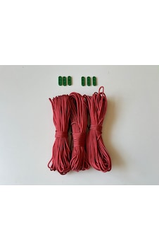 20 Metre X 3 Adet - Gergi Aparatlı Çadır İpi Kırmızı 20 Metre X 3 Adet - Gergi Aparatlı Çadır İpi Kırmızı