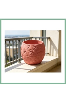 Bşkvirgo 3d Baskı Yapraklı Desenli Yuvarlak Saksı Tepsili Süzdürmeli Bitki Saksısı 15 Cm Dekoratif Çiçek - Kırmızı Bsk2026 Bşkvirgo 3d Baskı Yapraklı Desenli Yuvarlak Saksı Tepsili Süzdürmeli Bitki Saksısı 15 Cm Dekoratif Çiçek - Kırmızı Bsk2026