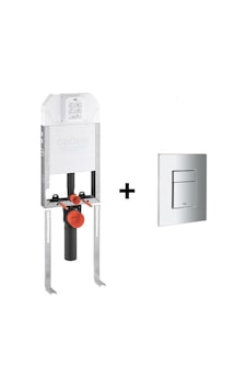 Grohe Duvariçi İnce Gömme Rezervuar ve Kapağı 2'li SET (8cm) Grohe Duvariçi İnce Gömme Rezervuar ve Kapağı 2'li SET (8cm)