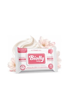 Biolly Cream Makyaj Temizleme Mendili 20 Yaprak - Koli 24 Adet Biolly Cream Makyaj Temizleme Mendili 20 Yaprak - Koli 24 Adet