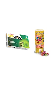 Multıball 15 Li Dokme Lolipop Vitamin Ve Mineralli+bee Drops Pastil Okaliptüs Mentol & Nane 24 Adet