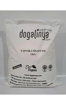 Glutensiz Doğal Tapyoka Nişastası 3 Kg