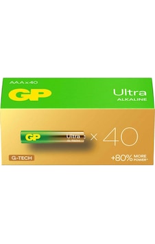 Gp Ultra Alkalin Aaa İnce Kalem Pil 40'lı Paket Gp Ultra Alkalin Aaa İnce Kalem Pil 40'lı Paket