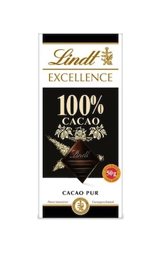 Lindt Excellence 100% Cacao 50 G Lindt Excellence 100% Cacao 50 G