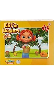 Adeland Trt Çocuk Kutulu Puzzle 100 Parça 34x48 Cm - Elif'in Düşleri