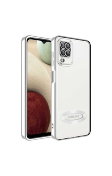 Galaxy M12 Kılıf Kamera Korumalı Logo Gösteren Zore Omega Kapak Gümüş Galaxy M12 Kılıf Kamera Korumalı Logo Gösteren Zore Omega Kapak Gümüş