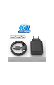 Samsung Galaxy Uyumlu Süper Fast Charge Pd 45w Şarj Kiti Adaptör + Kablo Siyah - 658700221 Samsung Galaxy Uyumlu Süper Fast Charge Pd 45w Şarj Kiti Adaptör + Kablo Siyah - 658700221
