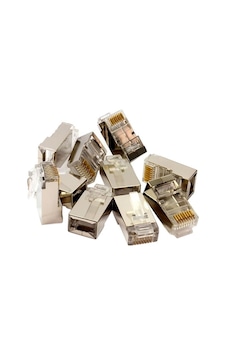 Metal Rj45 Cat6 Metal Uç 8p/8c 100'lü Paket Metal Rj45 Cat6 Metal Uç 8p/8c 100'lü Paket