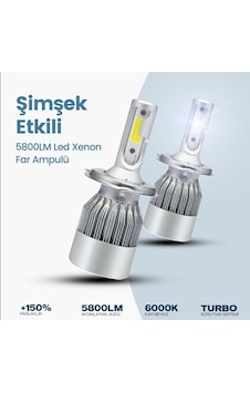 C9 ŞİMŞEK LED ZENON (BEYAZ-H7) C9 ŞİMŞEK LED ZENON (BEYAZ-H7)