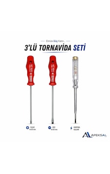 3 Üi Tornavida Seti Cr-v 4x125 Mm Düz Yıldız Kontrol Kalemi Profesyonel El Aleti 3 Üi Tornavida Seti Cr-v 4x125 Mm Düz Yıldız Kontrol Kalemi Profesyonel El Aleti