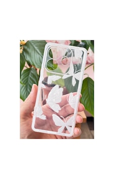 Fibaks Redmi Note 14 4G Uyumlu Kılıf Kamera Korumalı Şeffaf Kelebek Desenli Esnek Yumuşak Silikon Kapak Fibaks Redmi Note 14 4G Uyumlu Kılıf Kamera Korumalı Şeffaf Kelebek Desenli Esnek Yumuşak Silikon Kapak