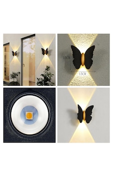Led Aplik Kelebek 24w 220v 15x15cm Diğer