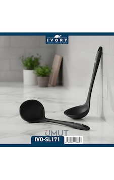 Ivory Silikon Kepçe Siyah Ivo-sl171