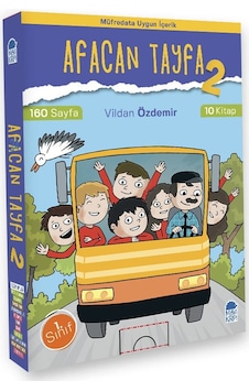 Afacan Tayfa 2 - Seti (10 Kitap) (1. Sınıf)-Vildan Özdemir - Mavi Kirpi Afacan Tayfa 2 - Seti (10 Kitap) (1. Sınıf)-Vildan Özdemir - Mavi Kirpi