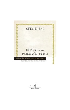 Féder Ya Da Paragöz Koca (Karton Kapak) / Stendhal