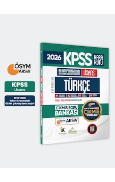 2026 Fulllisans Kpss Lisans Türkçe Kara Kutu ÖSYM Çıkmış Soru Bankası Son 15 Yıl(sadece Lisans) 2026 Fulllisans Kpss Lisans Türkçe Kara Kutu ÖSYM Çıkmış Soru Bankası Son 15 Yıl(sadece Lisans)