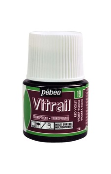 Pebeo Vitrail Cam Boyası 45ml - 19 Red Violet Pebeo Vitrail Cam Boyası 45ml - 19 Red Violet