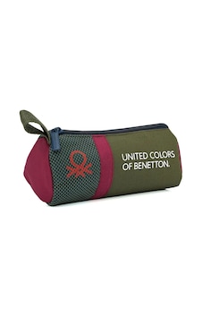 United Colors Of Benetton Tek Gözlü Kalem Çanta 20901 - Yeşil/bordo Çok Renkli United Colors Of Benetton Tek Gözlü Kalem Çanta 20901 - Yeşil/bordo Çok Renkli