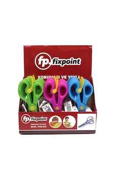 Fixpoint Okul Makası Korumalı Yaylı - 2 Adet Fixpoint Okul Makası Korumalı Yaylı - 2 Adet