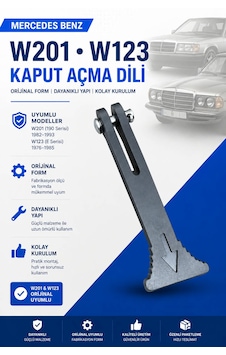 Mercedes W201, W123 Kaput Açma Dili Mercedes W201, W123 Kaput Açma Dili