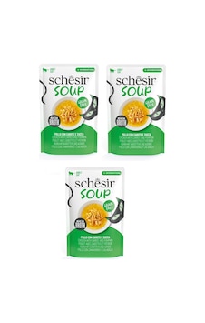 Schesir Soup Tavuklu Ve Balkabaklı Yetişkin Kedi Çorbası Pouch 40 Gr. X 3 Adet Schesir Soup Tavuklu Ve Balkabaklı Yetişkin Kedi Çorbası Pouch 40 Gr. X 3 Adet