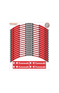 Motosiklet Jant Şeridi Kawasaki Uyumlu 3 Nötr Motosiklet Jant Şeridi Kawasaki Uyumlu 3 Nötr