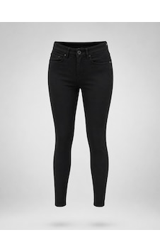 La Carte Saten Dar Paça Jeans Siyah La Carte Saten Dar Paça Jeans Siyah