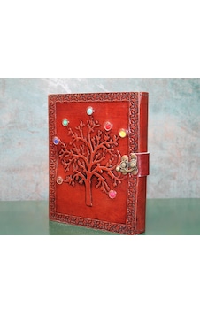 Taşlı Deri Defter Ksk3153 3218c Taşlı Deri Defter Ksk3153 3218c