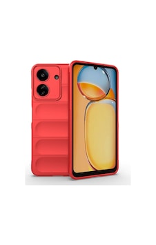 Zore Poco C65 Kılıf Esnek Tpu Oyuklu Arka Yüzey Tasarımlı Omsy Etnik Silikon Kapak - Kırmızı Zore Poco C65 Kılıf Esnek Tpu Oyuklu Arka Yüzey Tasarımlı Omsy Etnik Silikon Kapak - Kırmızı