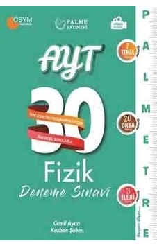 Palme Yayınevi AYT Palmetre Fizik 30 Deneme Sınavı