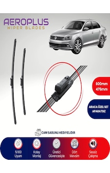 Aeroplus VW Jetta Muz Silecek Takımı 2011-2019 Aeroplus VW Jetta Muz Silecek Takımı 2011-2019