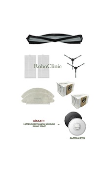 Viomi Alpha 2 Pro Robot Süpürge Uyumlu Yedek Toz Torba, Fırça, Filtre, Mop -9 Parça Viomi Alpha 2 Pro Robot Süpürge Uyumlu Yedek Toz Torba, Fırça, Filtre, Mop -9 Parça