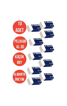 10 Adet Küçük Boy Silgi Beyaz Pelikan Al-30 10 Adet Küçük Boy Silgi Beyaz Pelikan Al-30