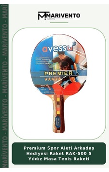 Premium Spor Aleti Arkadaş Hediyesi Raket Rak-500 5 Yıldız Masa Tenis Raketi Premium Spor Aleti Arkadaş Hediyesi Raket Rak-500 5 Yıldız Masa Tenis Raketi