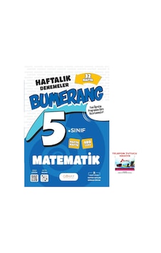 Günay 2025-2026 5. Sınıf Bumerang 32 Haftalık Matematik Günay 2025-2026 5. Sınıf Bumerang 32 Haftalık Matematik