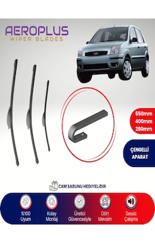 Aeroplus Ford Fusion Ön Arka Muz Silecek Takımı 2003-2012 Aeroplus Ford Fusion Ön Arka Muz Silecek Takımı 2003-2012