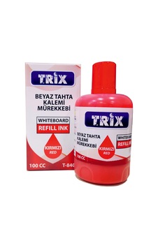 Trix Tahta Kalem Mürekkebi 100 ML Kırmızı Trix Tahta Kalem Mürekkebi 100 ML Kırmızı