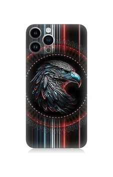 Apple Uyumlu iPhone 14 Pro Kartal Baş Desenli Silikon Kılıf Apple Uyumlu iPhone 14 Pro Kartal Baş Desenli Silikon Kılıf