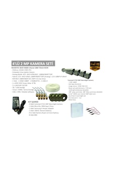 Microtec 4 Lü Ahd Full Hd Gece Renkli Kamera Seti Microtec 4 Lü Ahd Full Hd Gece Renkli Kamera Seti
