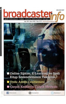 Broadcasterinfo:aylık Televizyon,radyo,sinema Teknolojileri Dergisi-uydu Anten Çeşitlemesi Sayı:189-kasım 2020 Retro Koleksiyon Eski Baskı