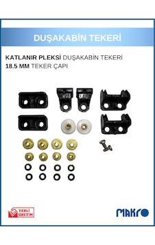 Bella Katlanır Duşakabin Tekeri Siyah Siyah Bella Katlanır Duşakabin Tekeri Siyah Siyah
